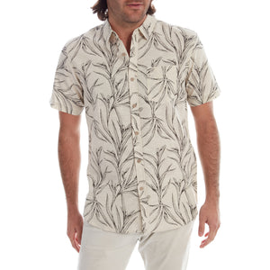 Kyle Printed Linen Cotton Shirt