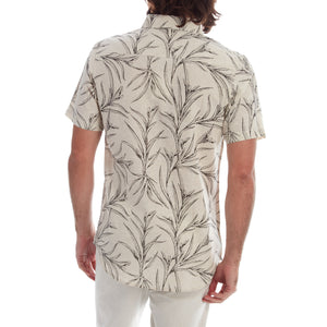 Kyle Printed Linen Cotton Shirt