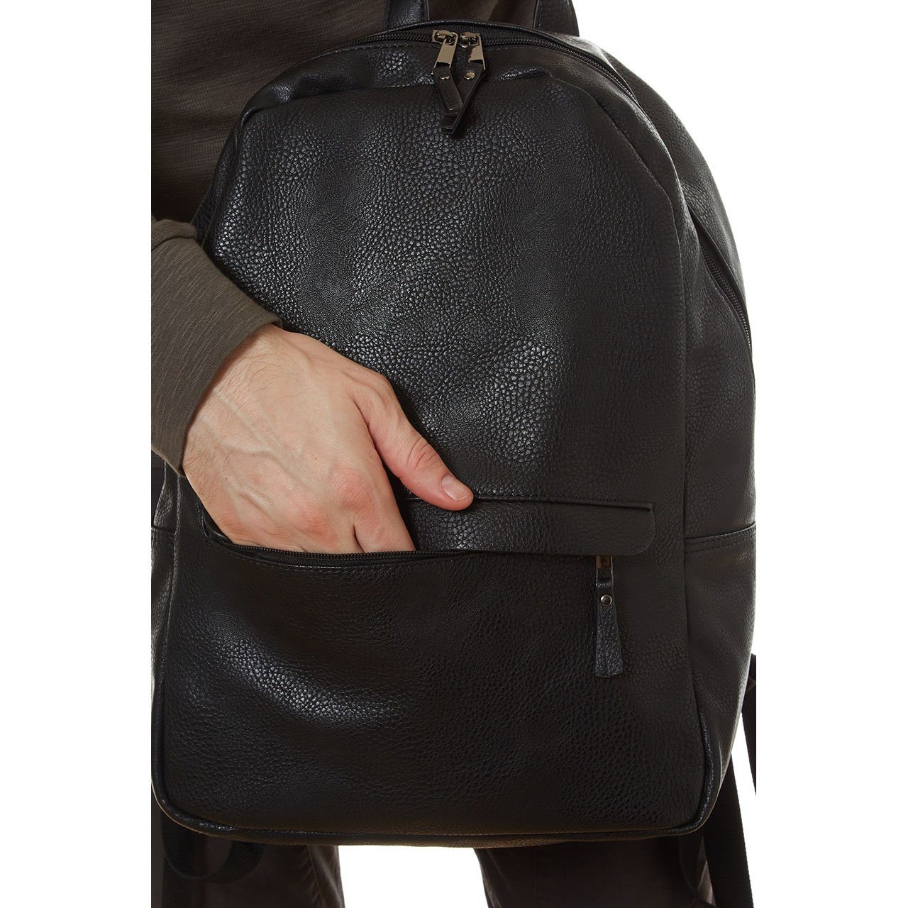 dallas vegan leather backpack Tucker Vegan Leather Backpack
